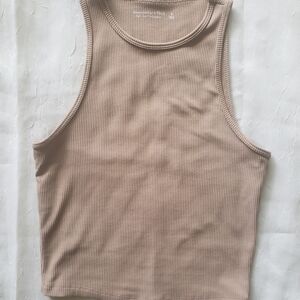 Abercrombie & Fitch soft ribbed crop tank